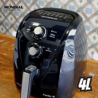 Fritadeira Elétrica sem Óleo/Air Fryer Mondial – AFN-40-BF Preta com Timer