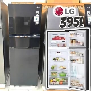 Geladeira/Refrigerador LG Frost Free Black 395L Compressor Inverter