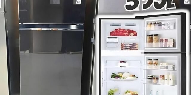 Geladeira/Refrigerador LG Frost Free Black 395L Compressor Inverter