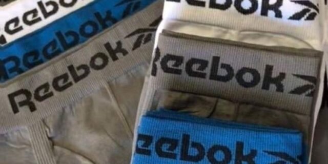 Kit 12 Cuecas Boxer Microfibra Reebok Adulto Box Sem Costura