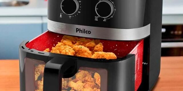 Fritadeira Elétrica Air Fryer Philco 9L PAF90 1800W