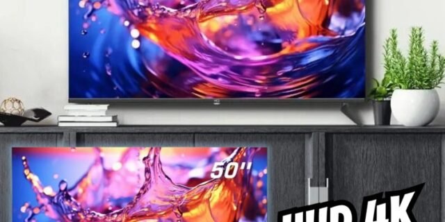 Smart TV HQ 50″ UHD tela sem bordas Android 13 design Slim HQS50NKHM