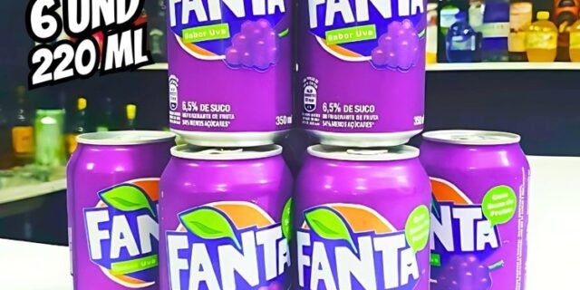 Pack De Fanta Uva Lt 220ml 6 Unidades