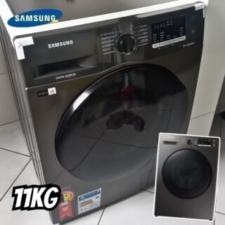 Samsung Lavadora de Roupas Digital Inverter Porta Black WW11T Inox 11kg 127V