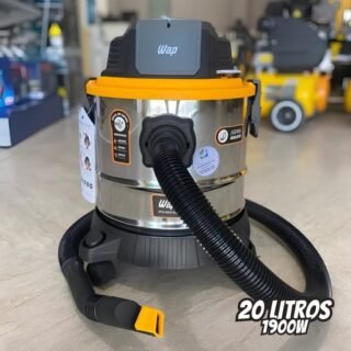 Wap Aspirador De Pó E Água Gtw Inox 20i, Compacto, 20 Litros, Com Soprador E Filtro Lavável, 170mbar 1900w 220v