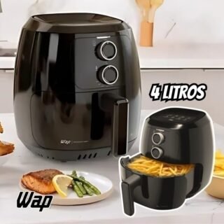 Fritadeira Elétrica Sem Óleo WAP Air Fryer 4L 1500W 110V