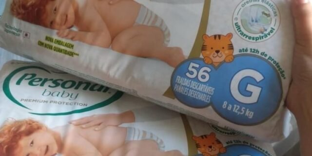 Personal Fralda Baby Premium Protection G, 56 Unidades