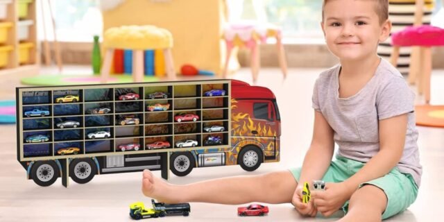 Painel Expositor 35 Carrinhos Hot Wheels – Junges