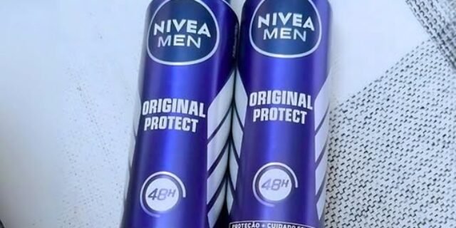 KIT NIVEA Desodorantes Antitranspirante Aerosol Nivea Men Original Protect 48h 150ml – 2 unidades