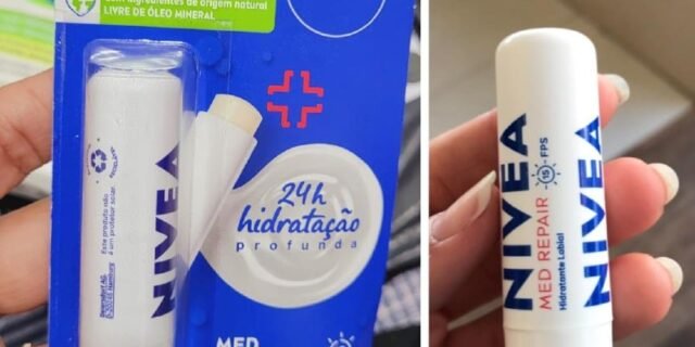 NIVEA Protetor Labial Med Repair FPS15 4,8g