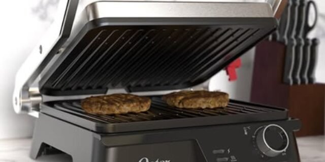Grill Elétrico Multiuso Inox Oster 2 em 1 220V