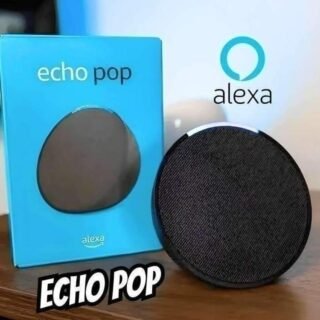 Echo Pop Smart speaker compacto com som envolvente e Alexa Cor Preta