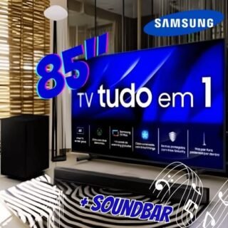 Smart Big Tv 85″ Crystal Uhd 4k 85du8000 2024 + Soundbar Hw-b550/zd