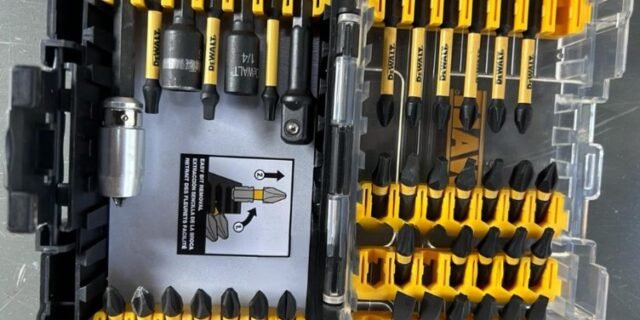 Kit de chaves de fenda DEWALT DW2166, com estojo, cinza/prata, 45 peças