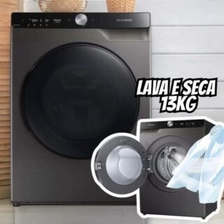 Lava E Seca Smart Digital Inverter Wd13t Inox 13kg 127v