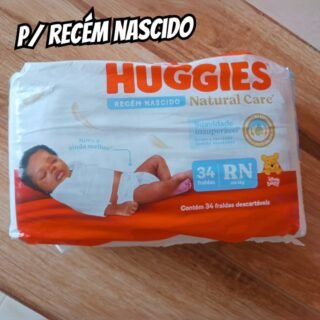 Huggies Fralda Premium Natural Care RN 34 Un