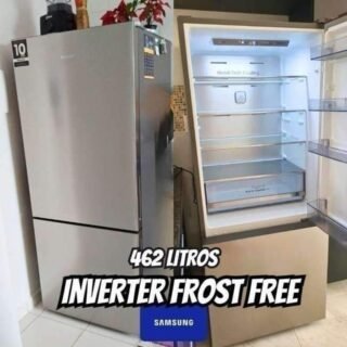 Samsung Geladeira Duplex Inverse Evolution Smartthings Rb50 Inox 462l 220V