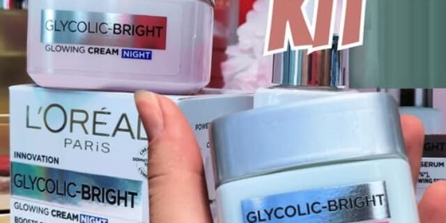 Kit L’Oreal Paris Anti-Marcas Glycolic-Bright Creme dia FPS30 49g + Gel-Creme noite 49g