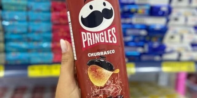Salgadinho Batata Frita Pringles Churrasco 109g