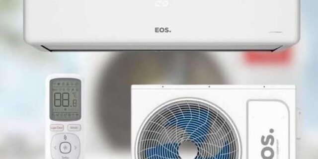 Ar-condicionado Split 12000 Btus Eos Master Confort On/off High Wall Só Frio Easm12000fi/easm12000fe 220v