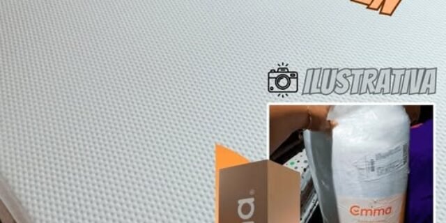 Colchão Queen de espuma Emma Basics 14cm OU 17 cm