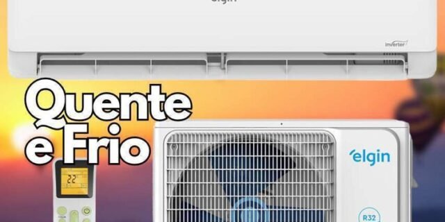 Ar Condicionado Split Hw Eco Inverter II Wifi Elgin 12000 Btus R-32 Quente/Frio 220V
