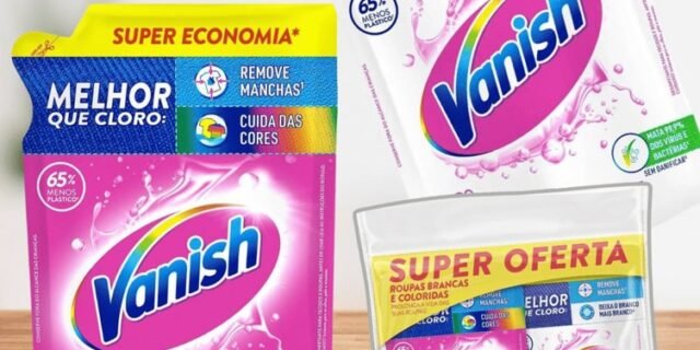 Kit Tira Manchas Vanish Gel Multiuso 1,2L + Crystal White 1,2L