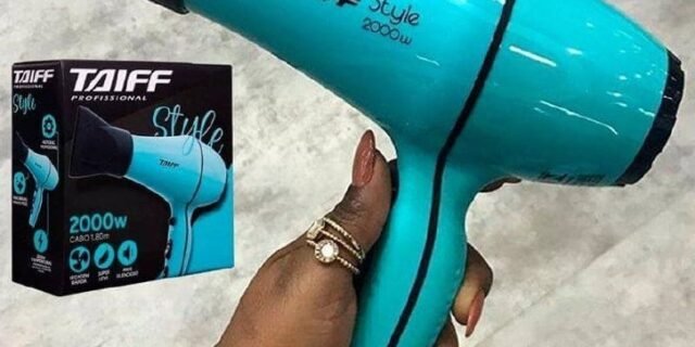 Secador Taiff Style 2000w 127v Azul Tiffany, Taiff, STYLE 110V