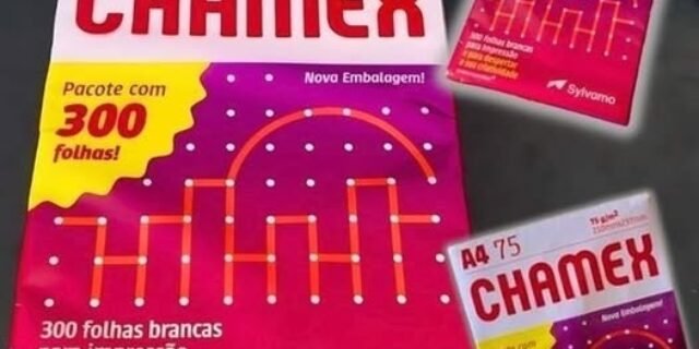 Papel Sulfite, Chamex, A4, 75 Gramas, Pacote De 300 Folhas