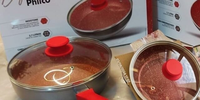 Panela Philco PPH240APR Redstone com Tampa de Vidro 2,7L