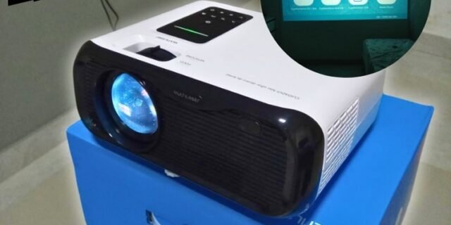 Projetor portátil Multi Smart Screen Linux com função 2200 lumens – PJ003