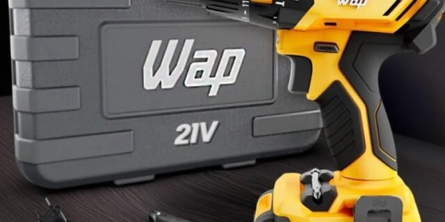 Furadeira Parafusadeira Sem Fio Bateria 21v Wap K21 + Maleta