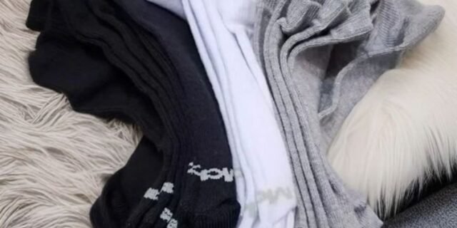 Kit 10 Pares Meia Invisível Esportiva Mash Algodão Unissex