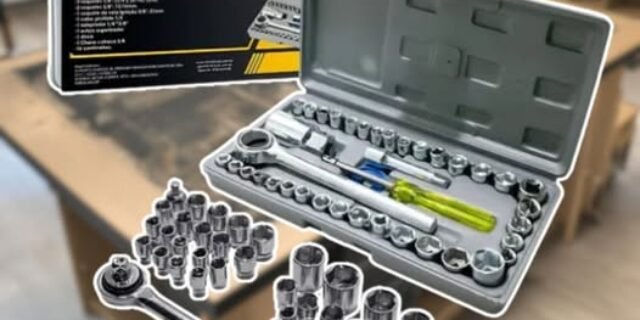 Jogo Soquetes Sextavado Fasterr C/ Catraca 40 Pçs C/ Estojo