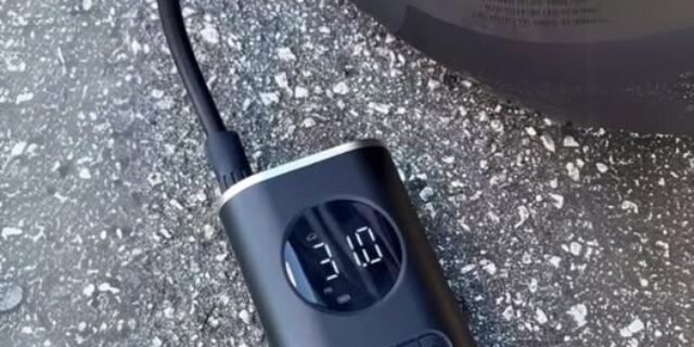 Mini Compressor De Ar Digital Portátil Recarregável Usb Bico Calibrador – Jodi