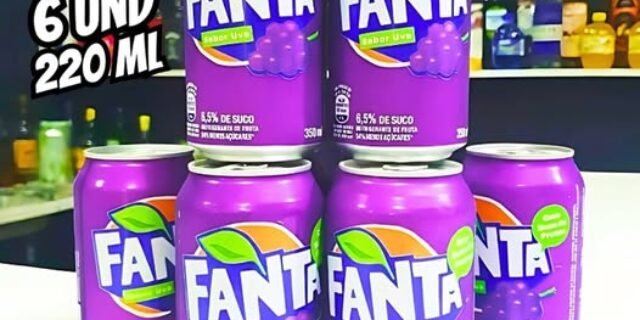 Pack de FANTA UVA LT 220ML 6 unidades