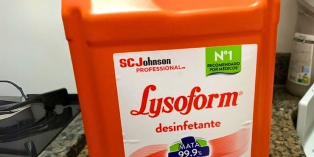 Lysoform Original, Desinfetante Líquido, Limpeza Pesada e Eficiente, 5L