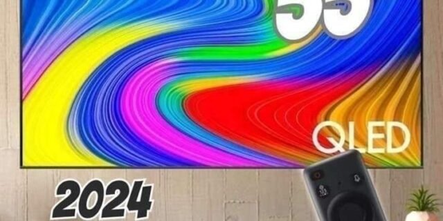 Samsung Smart Tv 55 Polegadas Qled 4k Q65d 2024 Processador Quantum Lite 4K