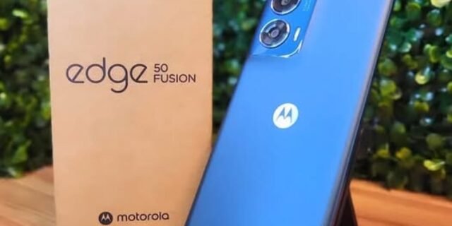 Smartphone Motorola Edge 50 Fusion 5G – 256GB 16GB (8GB RAM+8GB Ram Boost) 50MP Sony AI Camera IP68 NFC – Blue Teal