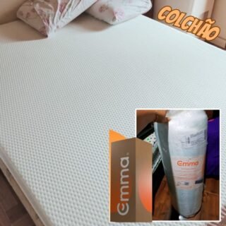 Colchão Solteiro de espuma D28 Emma Basics 17cm – Ortopédico e Hipoalergênico com 5 anos de garantia