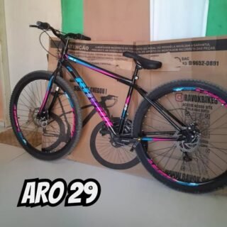 Bicicleta Aro 29 Aço Carbono 21 Velocidades Freios A Disco