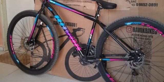 Bicicleta Aro 29 Aço Carbono 21 Velocidades Freios A Disco