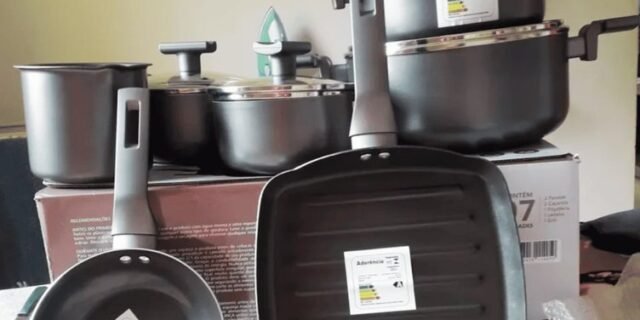 Conjunto De Panelas Sartin Graf 7 Peças Cerâmica Mimo Style