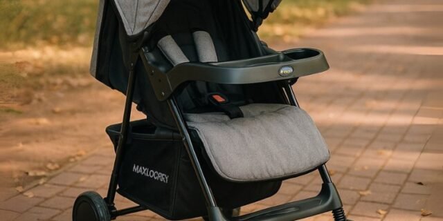 Carrinho Bebê Passeio Até 15kgs Allday Cinza – Maxi Baby