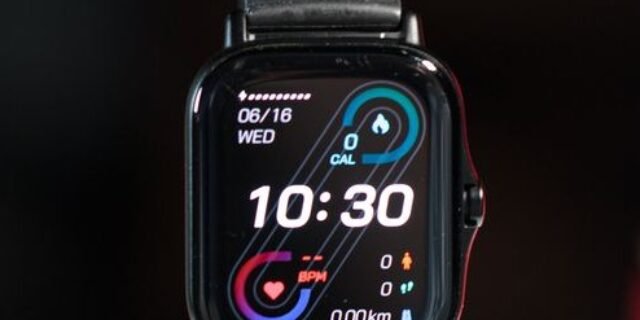 New Version] Amazfit GTS2 New Version Smartwatch Alexa Built-in Ultra-long Battery Life Smart Watch For Android iOS Phone -Lightning (Black)