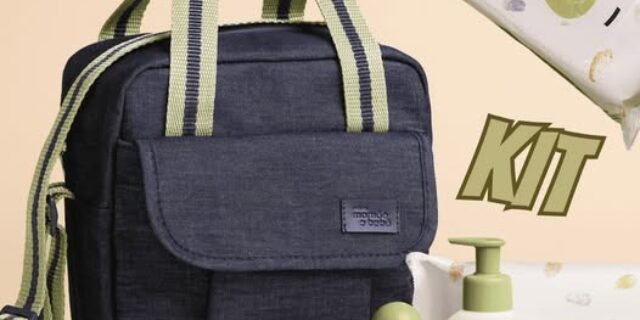 Conjunto Natura Mamãe e Bebê com Frasqueira (4 produtos)