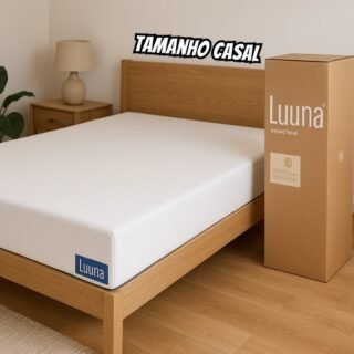 Colchão Casal Luuna Essential 1 Espuma Ergo D28 Ortopédico Firme