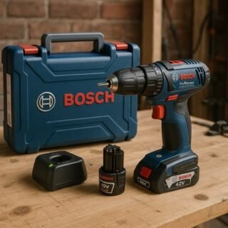 Bosch Parafusadeira Furadeira GSB 120-LI 12V com 2 baterias, 1 carregador e maleta