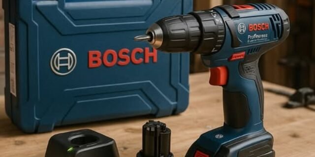 Bosch Parafusadeira Furadeira GSB 120-LI 12V com 2 baterias, 1 carregador e maleta