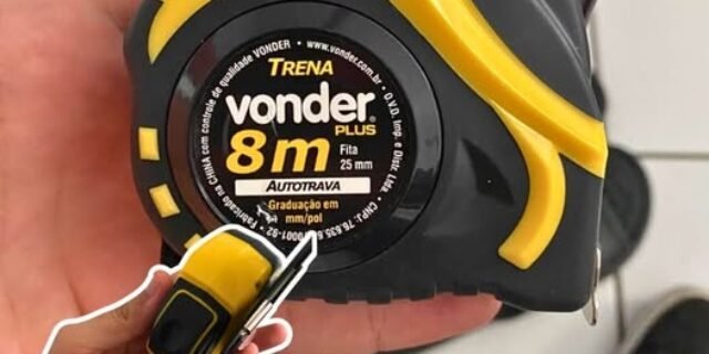 Vonder Trena Aço (P) 5M X 19 Mm Auto Trava Pl